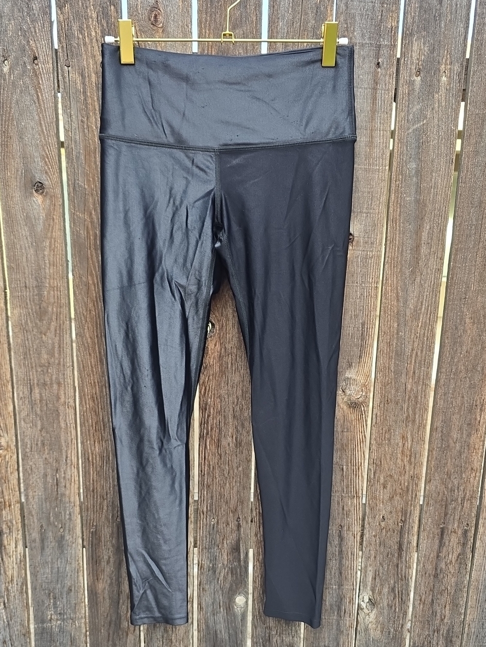 Noli Black Workout Liquid Leggings Made In The USA